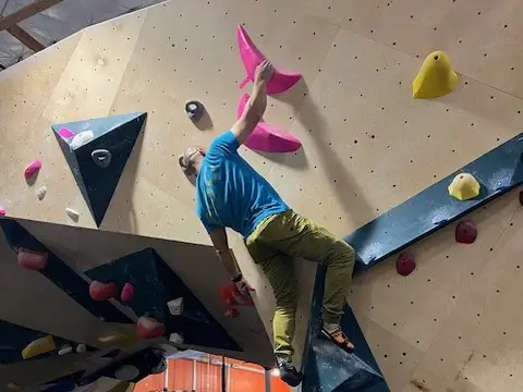 dad climbing